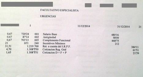 Una médico se ve obligada a renunciar a cuidar a su hijo enfermo por que el SAS le deja la nómina en 751 euros