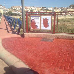 Pintura municipal contra el adversario político en Arboleas