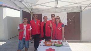 Cruz Roja en Macael acudió visitó las instalaciones de Cosentino para la venta de boletos