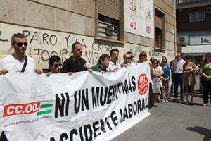 UGT y CCOO Almería reclaman más recursos contra siniestralidad trasel último accidente mortal