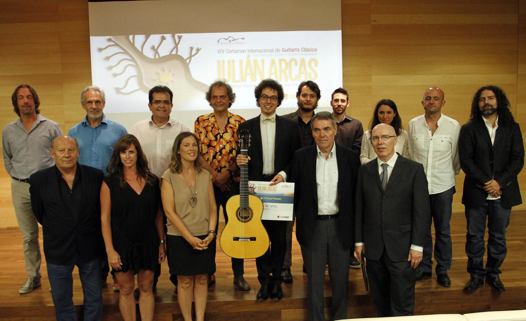 El XIV Certamen Internacional de Guitarra Clásica Julián Arcas proclama