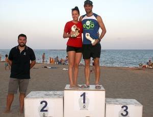 Germán Rodríguez y Laura Grima Kamphuis ganadores de la XXIV Travesía a Nado de Carboneras