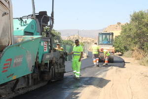 Las obras de ampliación de la carretera Paulenca que une Gádor con la A-92 entran en su recta final