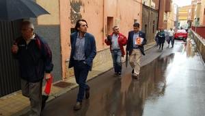 C´s Almería se desplaza a La Cañada y Costacabana para contemplar las incidencias producidas por la lluvia
