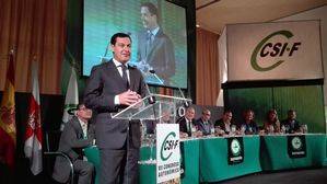 Moreno anuncia una Ley de la Función Pública andaluza avalada por un acuerdo global