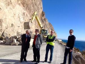 Comienzan las obras de emergencia en la carretera de El Cañarete