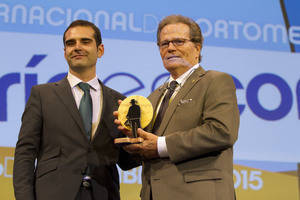 ‘Almería en Corto’ entrega a Patrick Wayne el premio ‘Almería Tierra de Cine’