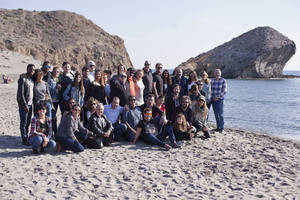 Profesionales del sector cinematográfico participan en un 'famtrip' organizado por el 'Almería en Corto'