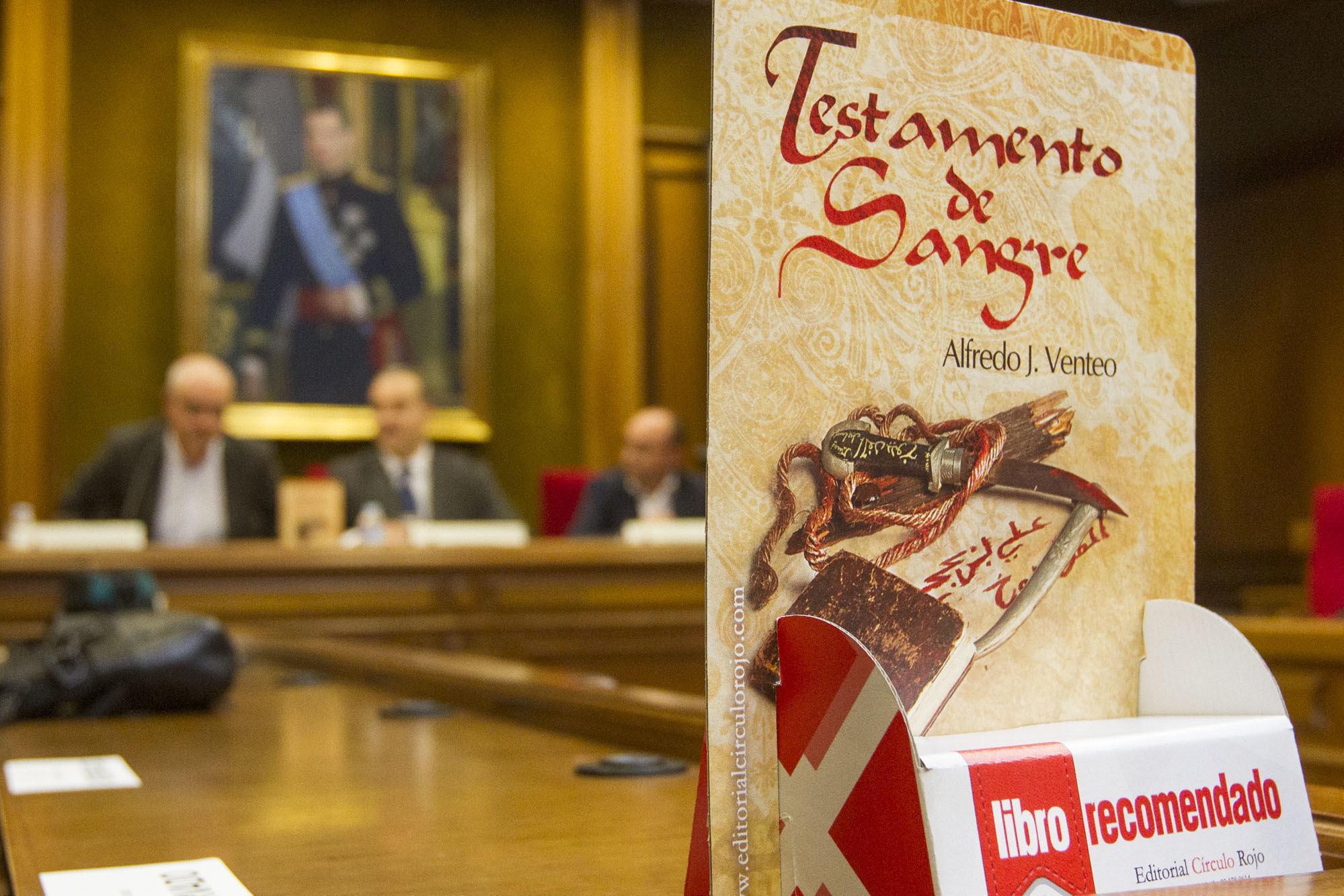 Diputación acoge la presentación de ‘Testamento de Sangre’