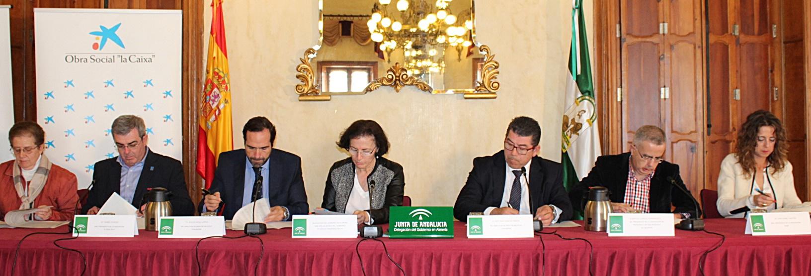 La Junta, la Obra Social ‘la Caixa’ y Fundación Cajasol impulsan cuatro proyectos de acción social en Almería
