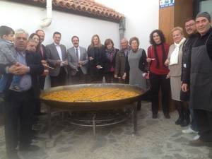 Una procesión y una paella popular marcan en Almócita el inicio de las fiestas en honor a San Blas