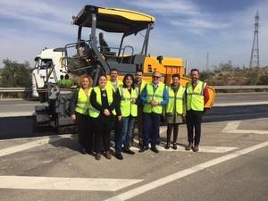 Jiménez subraya que las obras de mejora en la A-370 beneficiarán a más de 7.000 usuarios al día