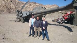 “En zona hostil” se despide de Tabernas tras el rodaje en parajes del Desierto