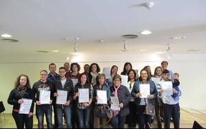 Entrega de diplomas en Vera a los asistentes al curso de Manipulador de Alimentos