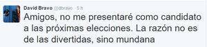 David Bravo no repetirá en las listas de Podemos al Congreso