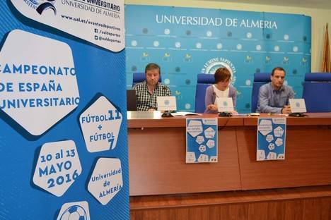 Más de 300 deportistas y técnicos se darán cita en la UAL en el Campeonato de España Universitario de Fútbol 11 y Fútbol 7