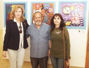 José Barea López y María Eugenia Lastra Clavero exponen sus pinturas en el Faro de Roquetas de Mar