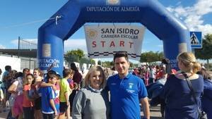 Alumnos del Colegio Concordia de Campohermoso celebran la III carrera escolar San Isidro