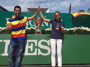 La tenista almeriense Mª Dolores López conquista Roland Garros Sub-13