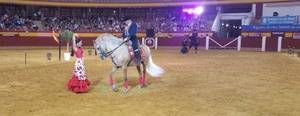 Fantasía ecuestre como preludio de la Feria de Santa Ana