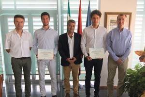 Se gradúan los primeros alumnos italianos del Doble Título entre la UAL y la UNIBS