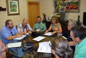 Primera reunión de la Junta Local de Seguridad de Gádor con la nueva alcaldesa