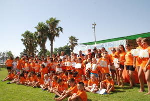 Más de un centenar de niños y niñas participan en la clausura de las Escuelas de Verano de Níjar