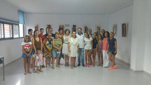Ya se puede visitar la exposición de pinturas “ConvergentESpacios” en el Centro Cultural “El Cuartel” de Terreros