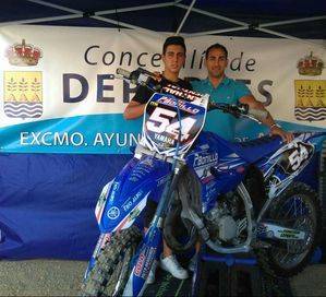El piloto Cristóbal Galera logra la segunda posición en el campeonato de motocross de Cuevas del Almanzora
