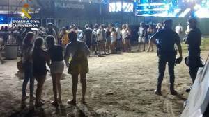 Guardia Civil duplica las intervenciones de drogas en el festival Dreambeach de Villaricos