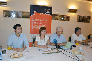 Amigos de la Alcazaba acude a la Fiscalía para denunciar el ‘taladrazo’ de la Alcazaba