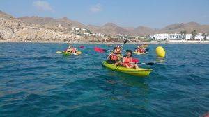Nueva ruta de kayak y snorkel de la Diputación en el Parque Natural de Cabo de Gata-Níjar