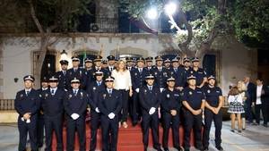 La alcaldesa de Níjar felicita a la Policía Local, Protección Civil y Socorristas en el día de su patrón