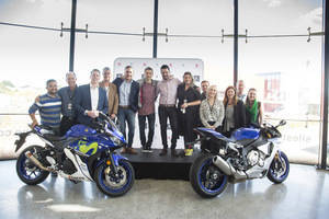 Jorge Lorenzo visita el Cosentino City de Sidney