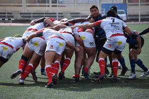 Unión Rugby Almería toma aire con una sufrida victoria frente Ingenieros Industriales basada en su espíritu