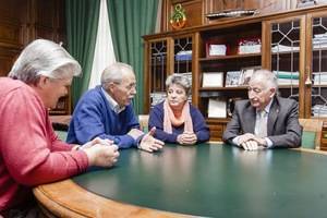 Las Mercedarias de la Caridad visitan al presidente de la Diputación