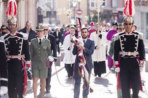Tremolado el pendón de Castilla en el Ayuntamiento de Almería