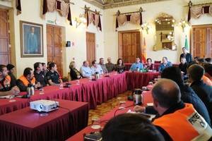 Responsables de las Agrupaciones Locales de Protección Civil de Almería analizan el nuevo reglamento