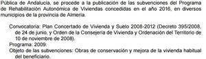 La Junta tramita con ocho años de retraso las ayudas a la rehabilitación de viviendas en la provincia de Almería