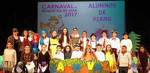Audición de Carnaval de los alumnos de piano de la Escuela Municipal de Música de Roquetas de Mar