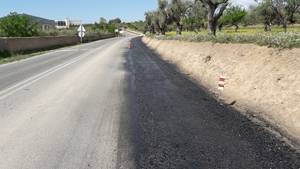Diputación mejora el firme en la carretera AL-5402 entre Laujar y Bayárcal