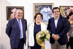El Patio de Luces se llena de ‘Pinceladas de Ilusión’ con una exposición colectiva de ACREU Almería
