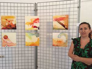Yolanda Martínez presenta su obra en el Castillo de Villaricos