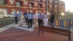 Mejoras en la plaza en Cortijos de Marín de Roquetas de Mar