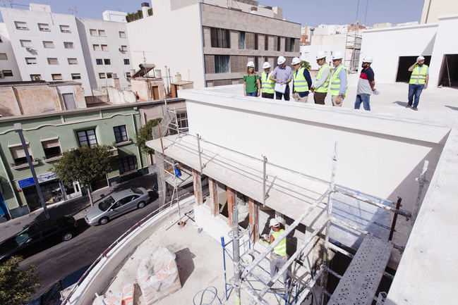 La nueva Biblioteca municipal está al 50% de ejecución