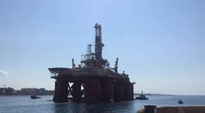 Plataforma ` La plataforma ODN TAY IV se instala seis meses en el muelle de Poniente