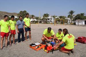 Los socorristas de Níjar realizan cursos de formación continua semanal