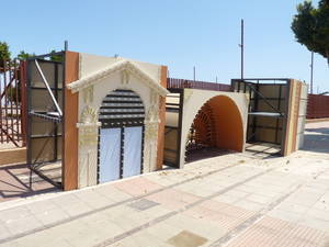 Montando la Feria de Almería