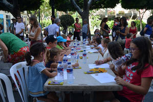Cientos de niños participan un año más en el Concurso de Dibujo de #AlmeriaEnFeria