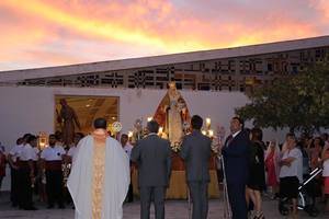 Misa y procesión en honor a San Agustín y a la Virgen de la Consolación